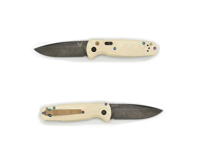 Benchmade CLA Titanium Bolt Kit Rainbow Oil Slick