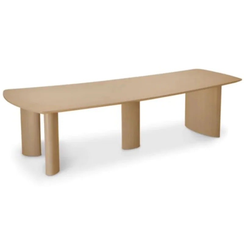 Bergman L Dining Table, Natural Oak Veneer, 118W x 47D