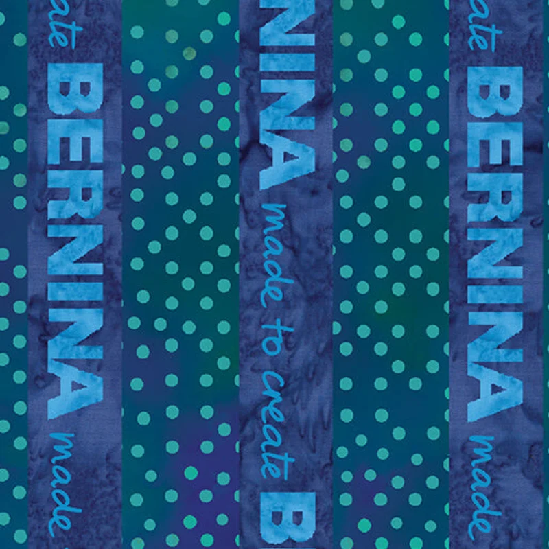 BERNINA Bali Effects: BERNINA Stripe-Blue/Multi (1/4 Yard)