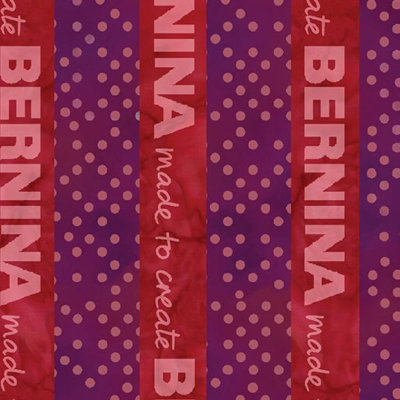 BERNINA Bali Effects: BERNINA Stripe-Red/Multi (1/4 Yard)