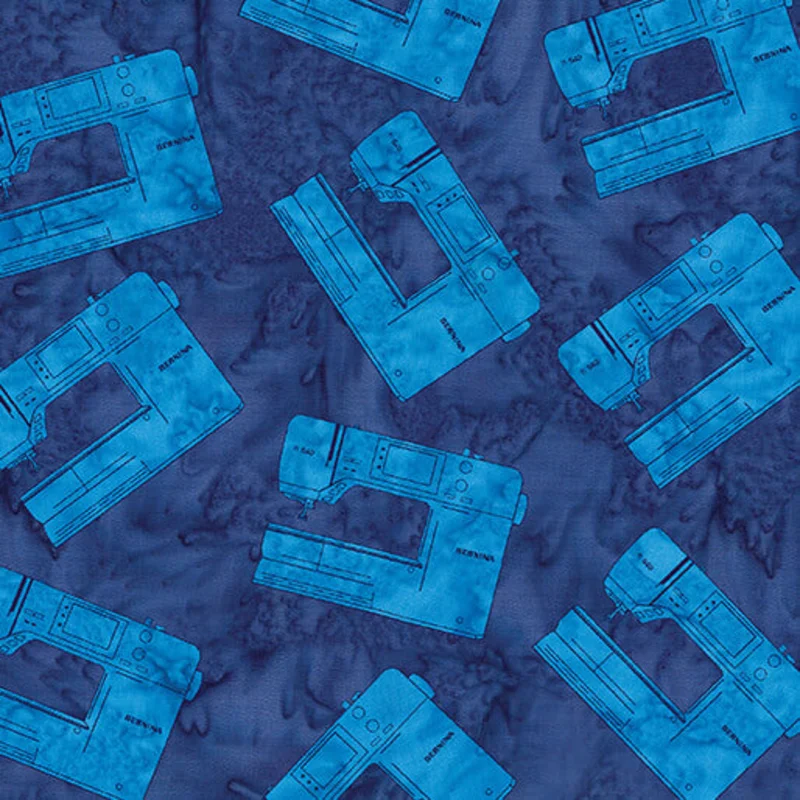 BERNINA Bali Effects: Sew BERNINA-Blue (1/4 Yard)