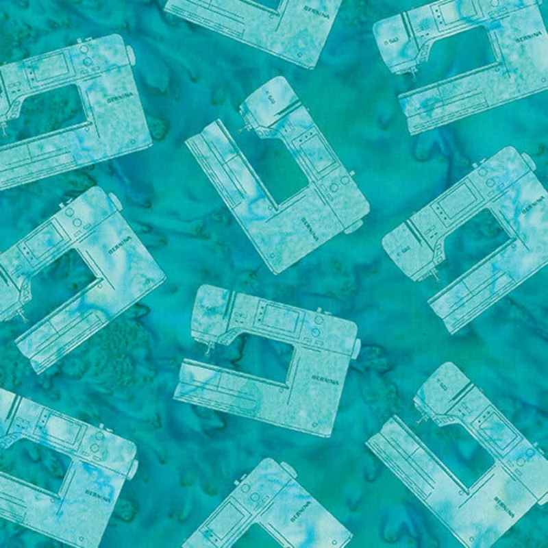 BERNINA Bali Effects: Sew BERNINA-Turquoise (1/4 Yard)
