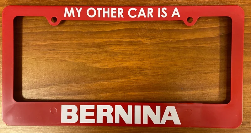BERNINA License Plate Cover