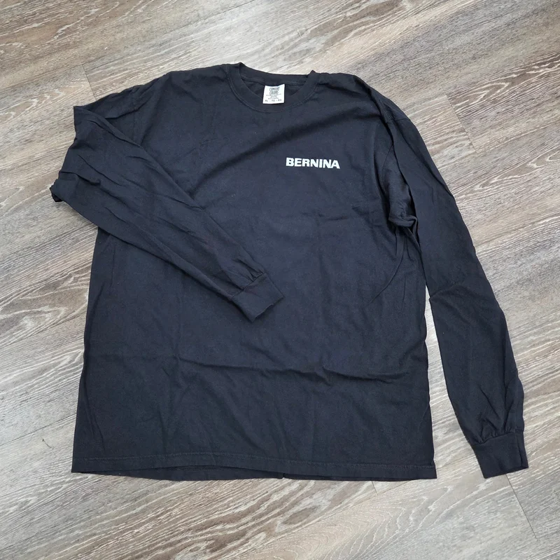 BERNINA Long Sleeve T-Shirt Medium- Blue