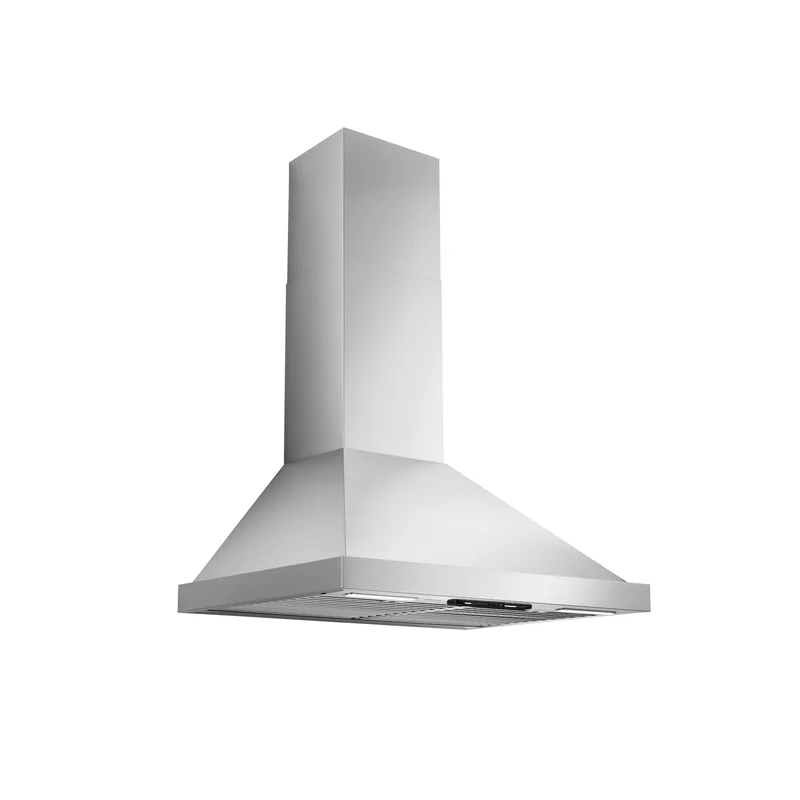 Best - 29.88 Inch 650 CFM Wall Mount and Chimney Range Vent in Stainless - WCP1306SS Stainless