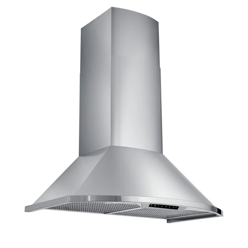 Best - 29.88 Inch 685 CFM Wall Mount and Chimney Range Vent in Stainless - WCN1306SS Stainless