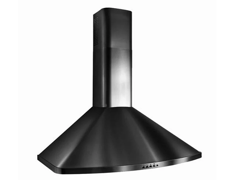 Best - 30 Inch 400 CFM Wall Mount and Chimney Range Vent in Black - K313930BL Black