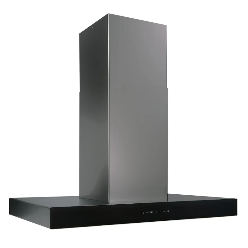 Best - 30 Inch 650 CFM Wall Mount and Chimney Range Vent in Black Stainless - WCB3I30BLSB Black Stainless