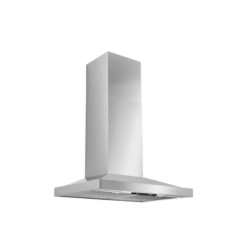 Best - 35.88 Inch 650 CFM Wall Mount and Chimney Range Vent in Stainless - WCS1366SS Stainless