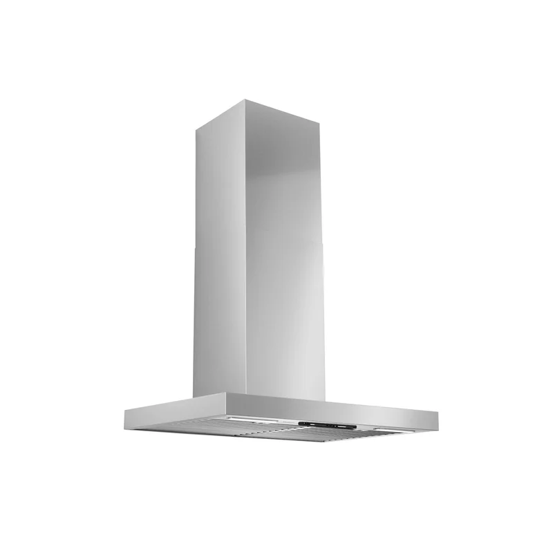 Best - 35.88 Inch 650 CFM Wall Mount and Chimney Range Vent in Stainless - WCT1366SS Stainless