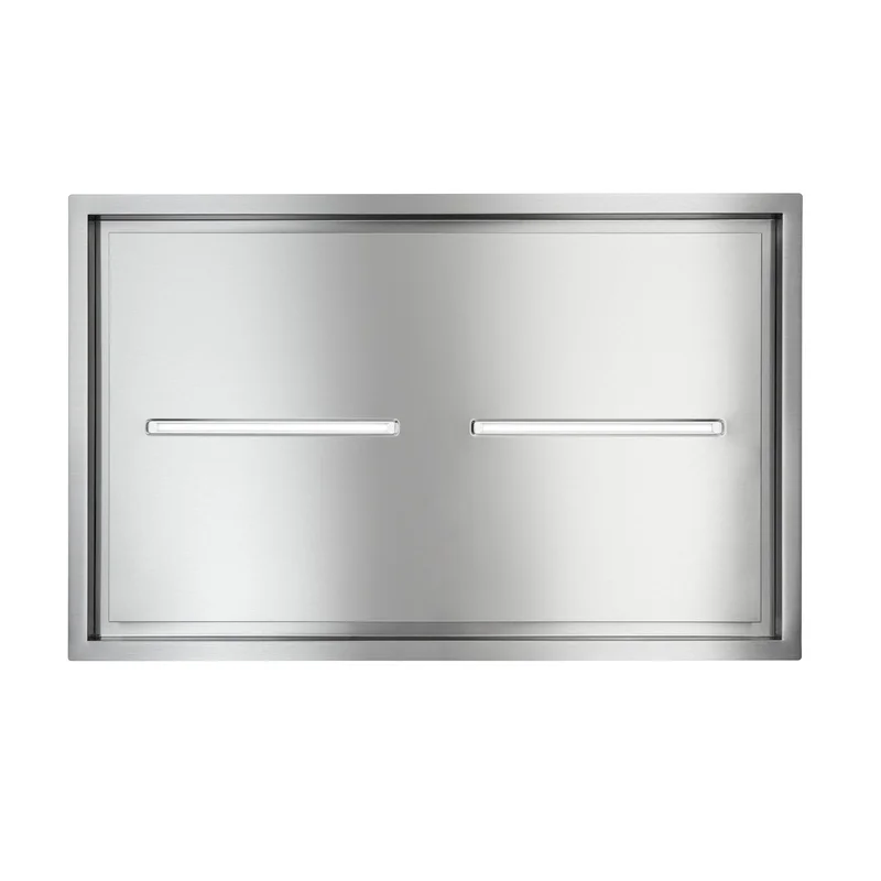 Best - 43.31 Inch Ceiling Mounted Range Hood Vent in Stainless - HBC143ESS Stainless