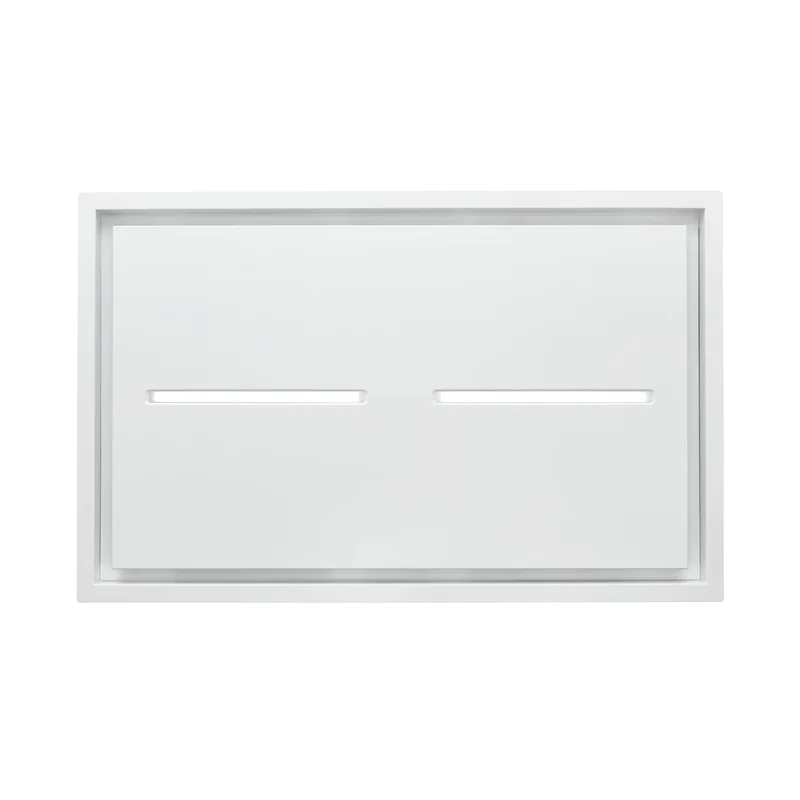 Best - 43.31 Inch Ceiling Mounted Range Hood Vent in White - HBC143EWH White