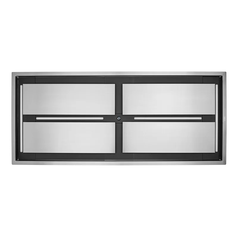 Best - 63.5 Inch Ceiling Mounted Range Hood Vent in Stainless - CC34E63SB Stainless