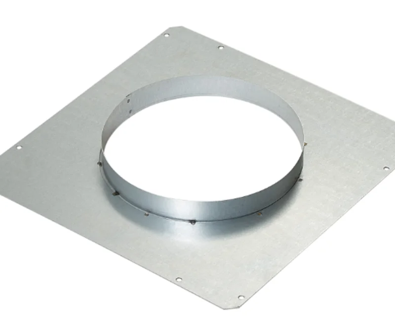 Best - 8 Inch Round Front Panel Hood Accessory in Stainless - ACVPD8 Stainless