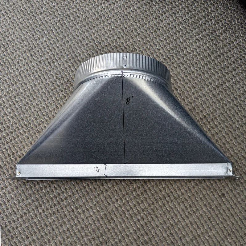 Best - Duct Transition Hood Accessory in Stainless - AVDKD8 Stainless