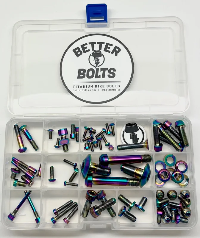 Better Bolts "The Works" Kit Rainbow Oil Slick