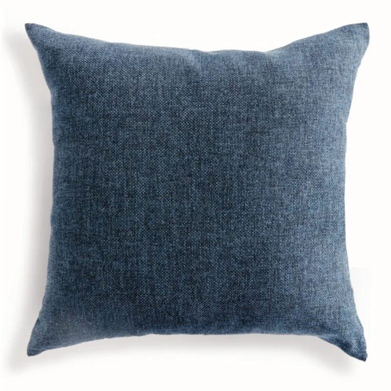 Bevin Square Indoor/Outdoor Pillow, Blue, 24" x 24"