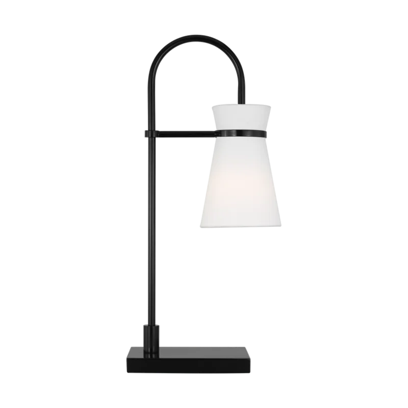Binx Medium Task Table Lamp, Midnight Black