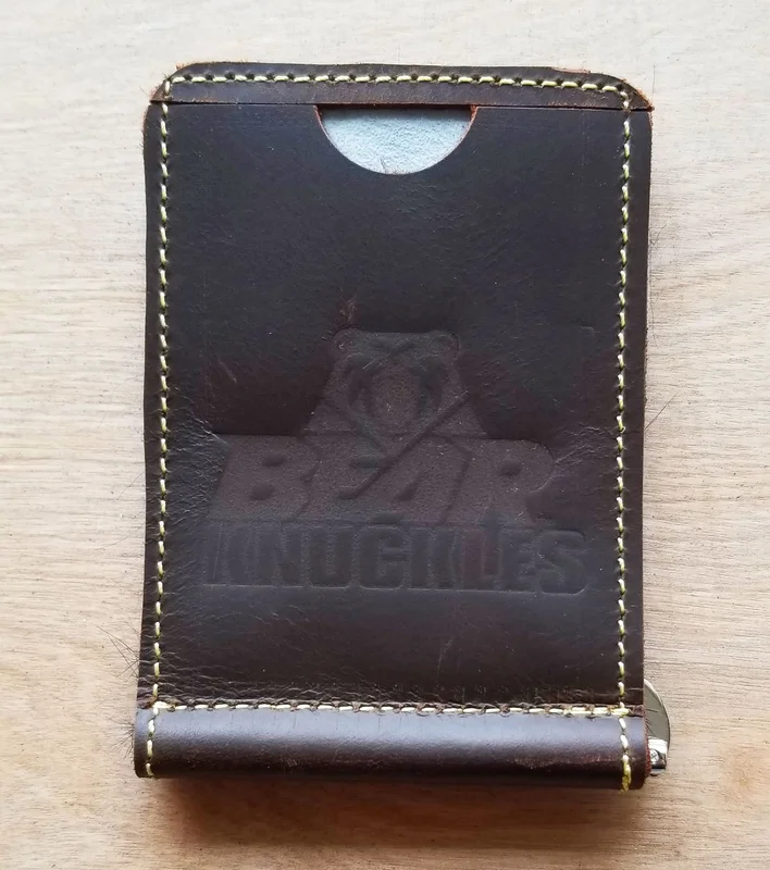 BK Cowhide Leather Wallet (Hair on Hide) Chocolate / Hair-on Hide