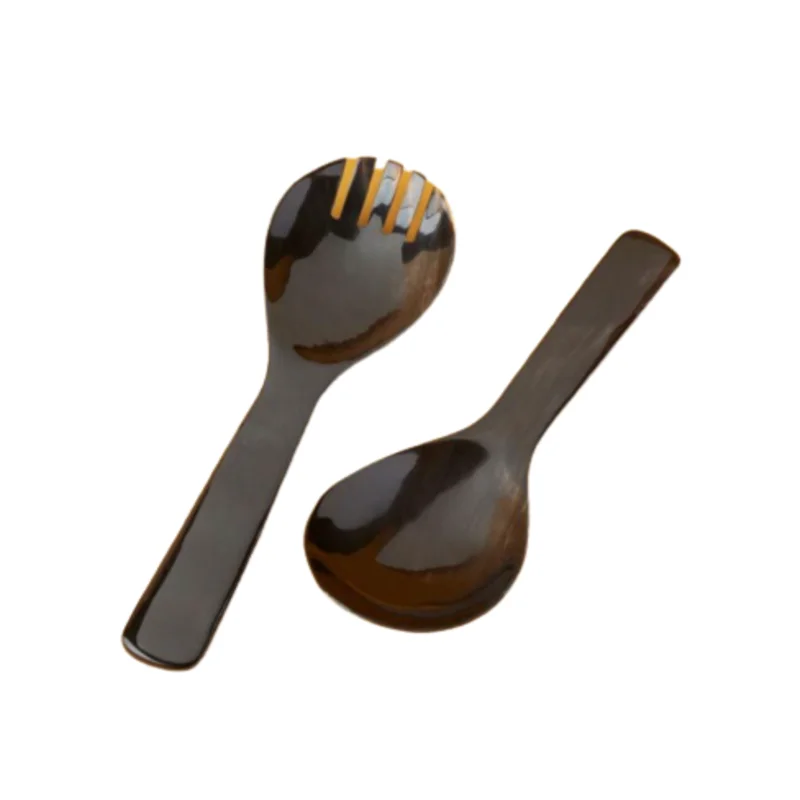 Black Horn Serving Set, Extra Large