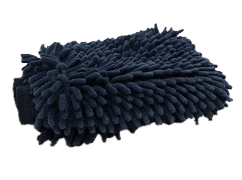 Black Microfiber Wash Mitt