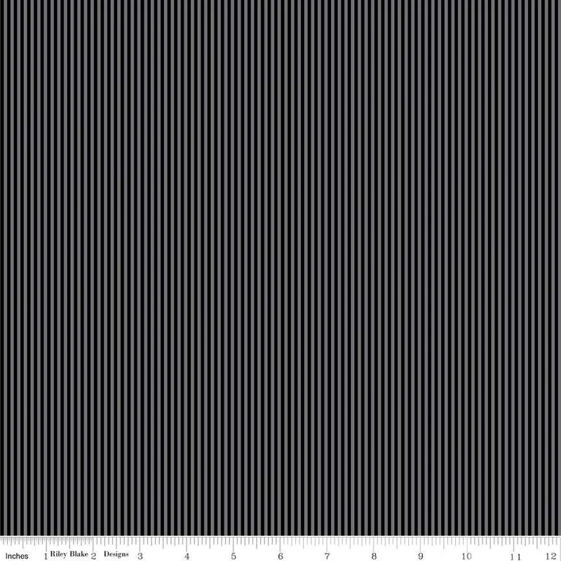 BLACKOUT: Stripe-Multi (1/4 Yard)