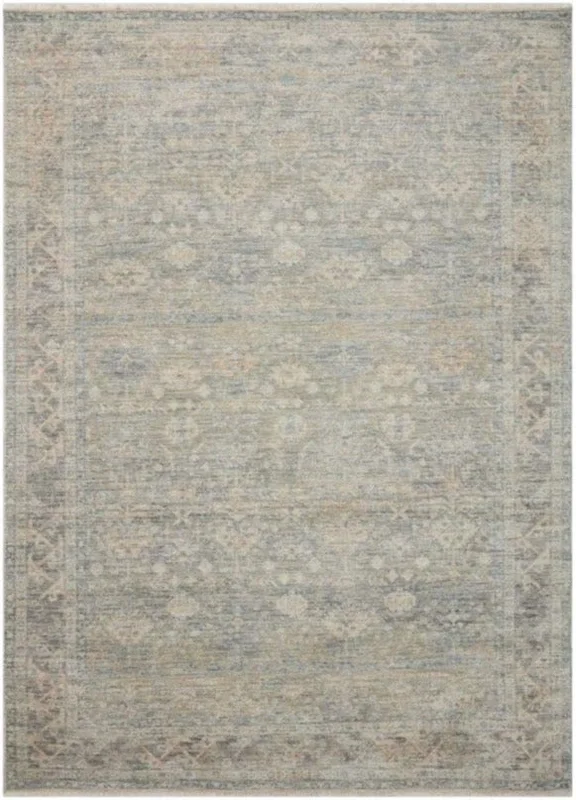 Blake - 01 Sky / Beige, Angela Rose x Loloi