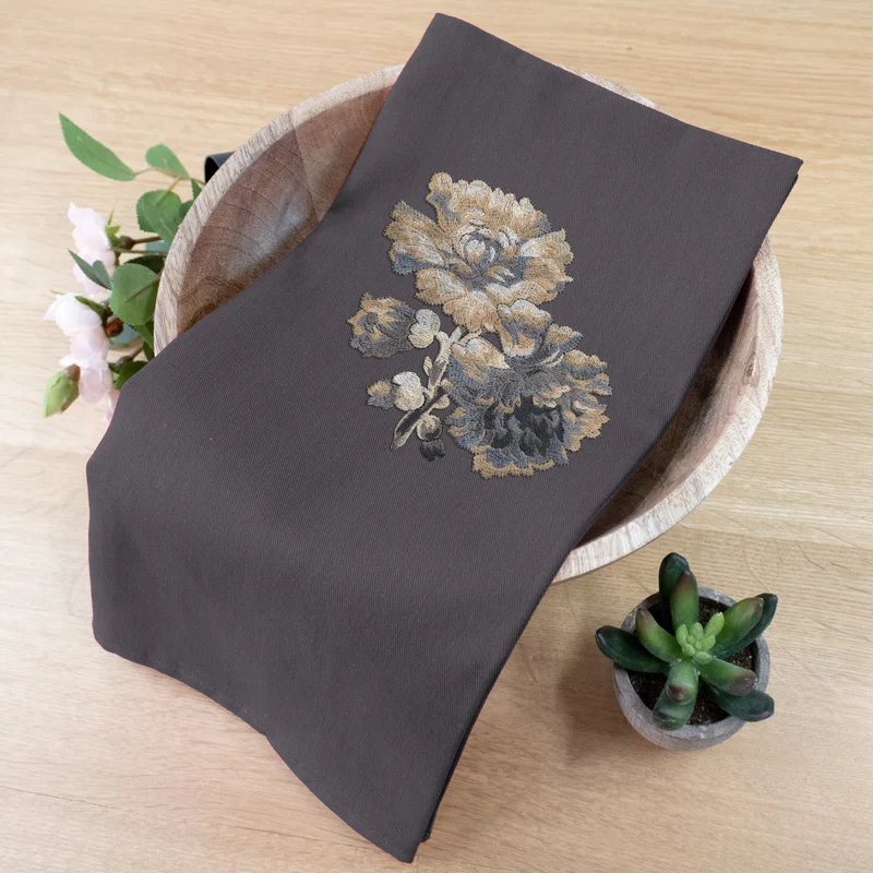 Blank OESD Tea Towels: 2 pack Black