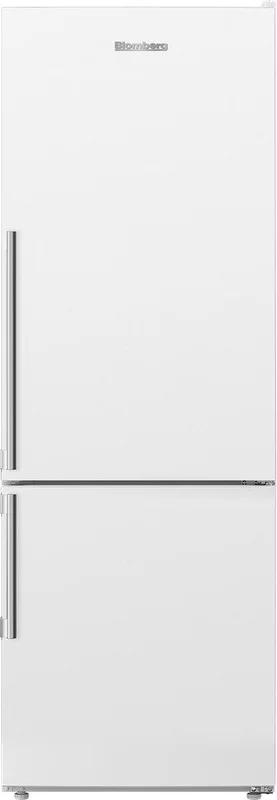 Blomberg - 23.4375 Inch 11.43 cu. ft Bottom Mount Refrigerator in White - BRFB1045WH White