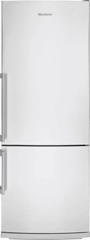 Blomberg - 27.5625 Inch 13.8 cu. ft Bottom Mount Refrigerator in Stainless - BRFB1452SSN Stainless