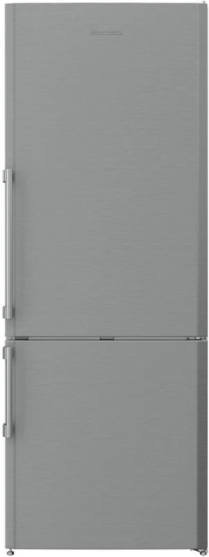 Blomberg - 27.6 Inch 16.8 cu. ft Bottom Mount Refrigerator in Stainless - BRFB1512SS Stainless