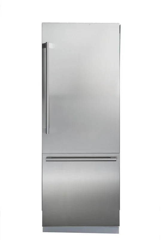 Blomberg - 29.8 Inch 16.4 cu. ft Built In / Integrated Bottom Mount Refrigerator in Stainless - BRFB1920SS Stainless