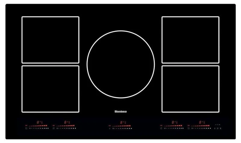 Blomberg - 34.625 inch wide Induction Cooktop in Black - CTI36510 Black