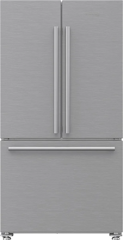 Blomberg - 35.75 Inch 19.86 cu. ft French Door Refrigerator in Stainless - BRFD2230XSS Stainless