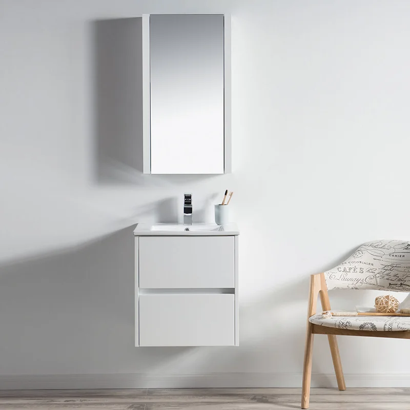 Blossom Wall Mount 20 Inch Valencia Vanity (Wasbasin NOT included) Glossy White