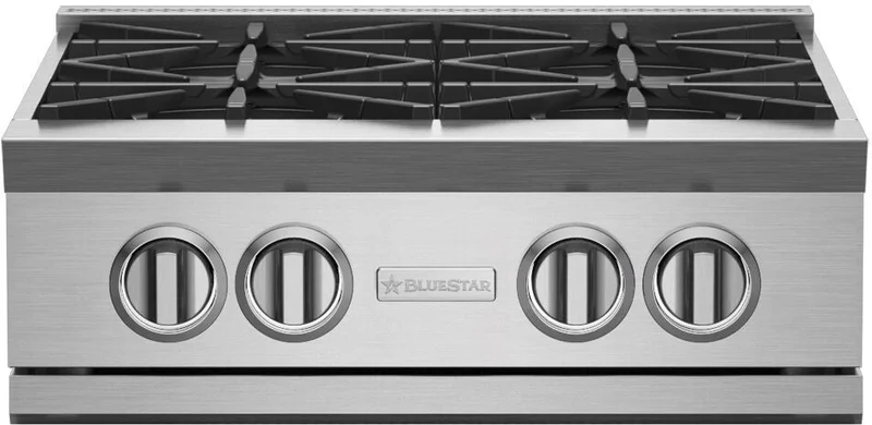 BlueStar - 23.875 inch wide Gas Cooktop in Stainless - RGTNB244BV2PLT Stainless