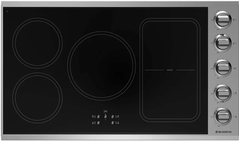 BlueStar - 36.0625 inch wide Induction Cooktop in Stainless - BSP36INDCKT Stainless