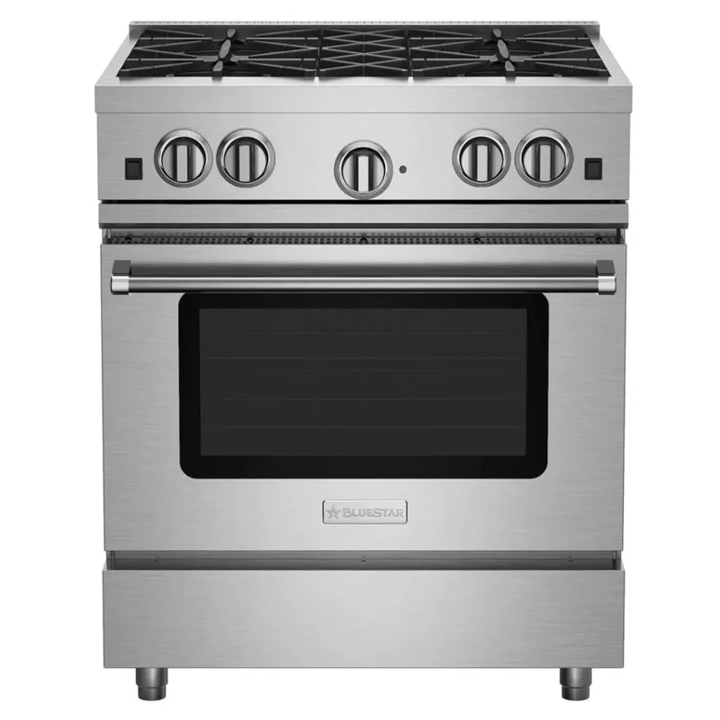 BlueStar - 4.6 cu. ft Gas Range in Stainless - RCS304BV2 Stainless