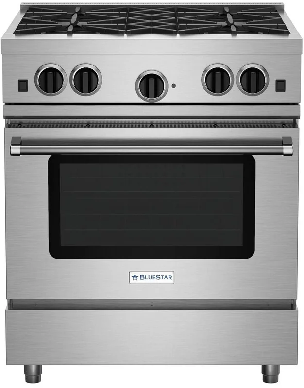 BlueStar - 4.6 cu. ft Gas Range in Stainless - RCS304BV2L Stainless