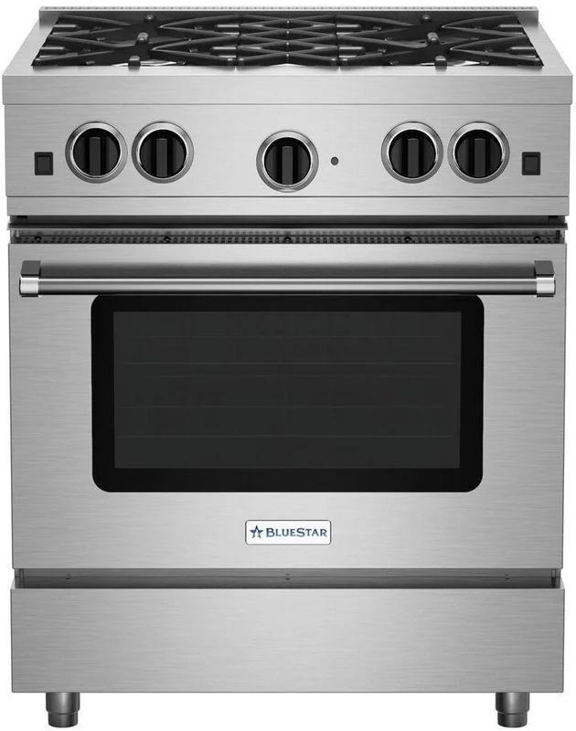Bluestar - 4.6 cu. ft Gas Range in Stainless - RCS30SBV2C Stainless
