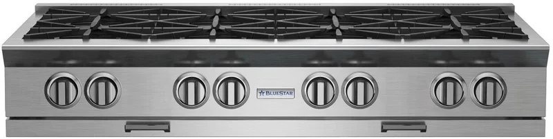 BlueStar - 47.875 inch wide Gas Cooktop in Stainless - BSPRT488B Stainless