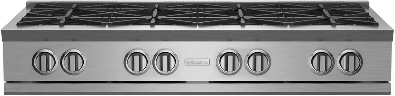 BlueStar - 47.875 inch wide Gas Cooktop in Stainless - RGTNB488BV2LPLT Stainless