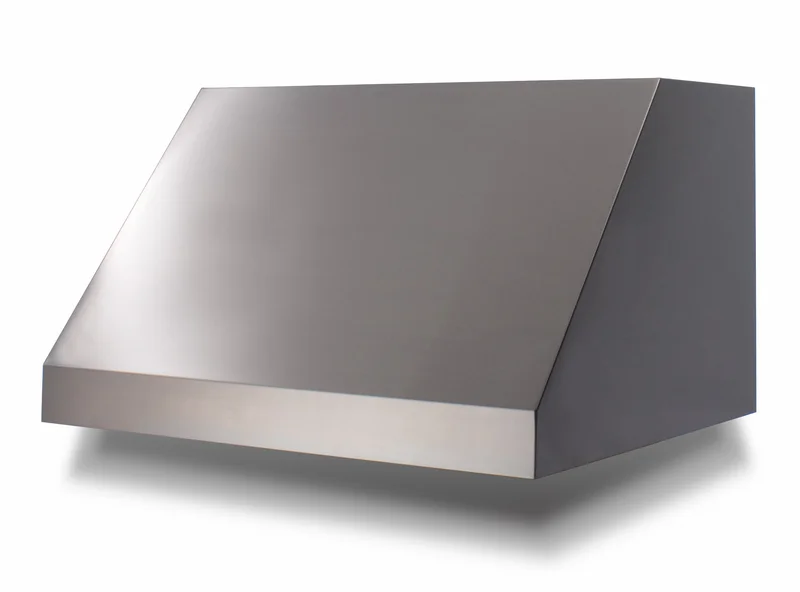 Bluestar - 48 Inch 1400 CFM Wall Mount and Chimney Range Vent in Stainless - BS-PL48240TS Stainless