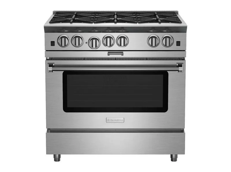 BlueStar - 5.1 cu. ft Gas Range in Stainless - BSP366B Stainless