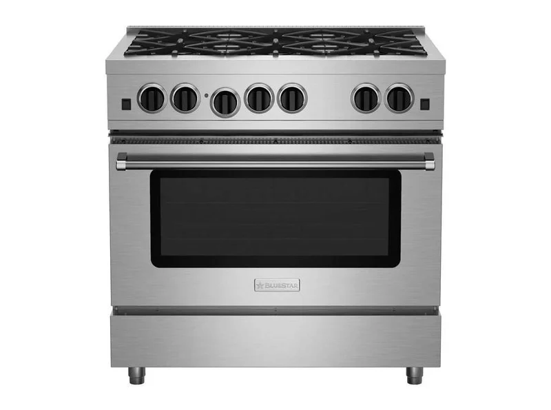 BlueStar - 5.1 cu. ft Gas Range in Stainless - RCS366BV2 Stainless