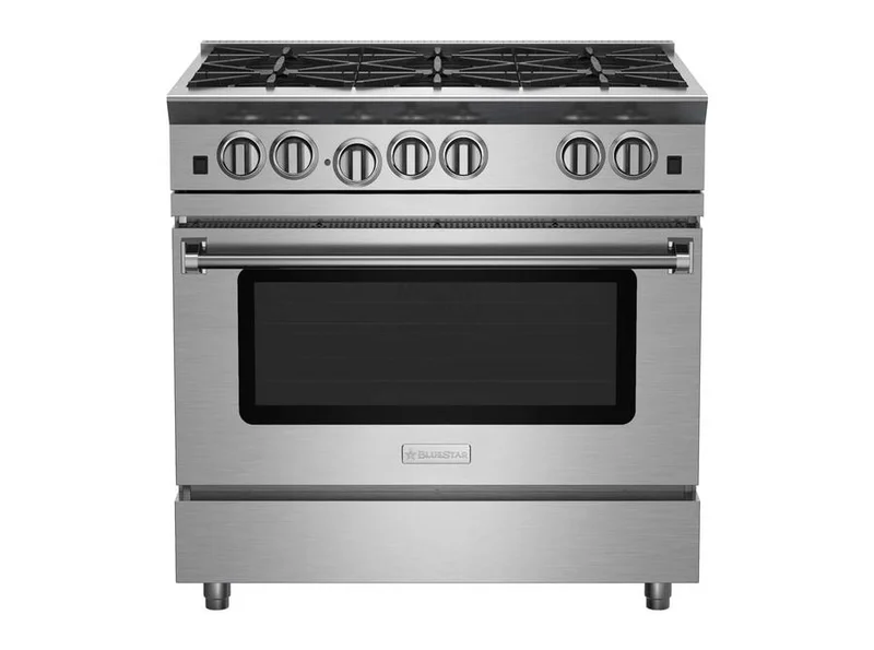 BlueStar - 5.1 cu. ft Gas Range in Stainless - RNB366BV2 Stainless