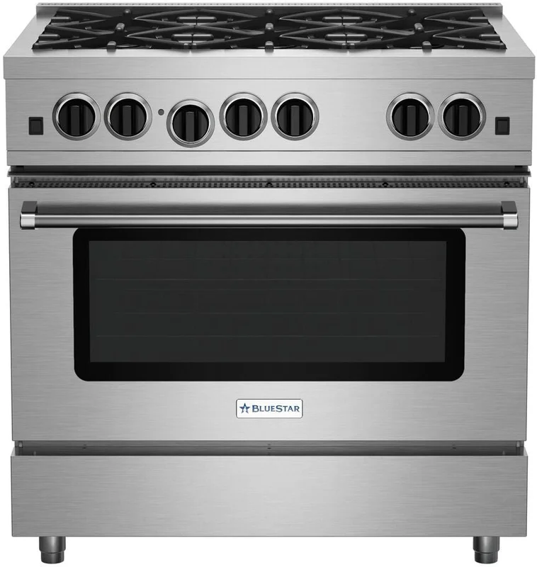 BlueStar - 5 cu. ft Gas Range in Stainless - RCS36SBV2 Stainless