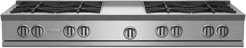 BlueStar - 59.875 inch wide Gas Cooktop in Stainless - RGTNB608GV2 Stainless