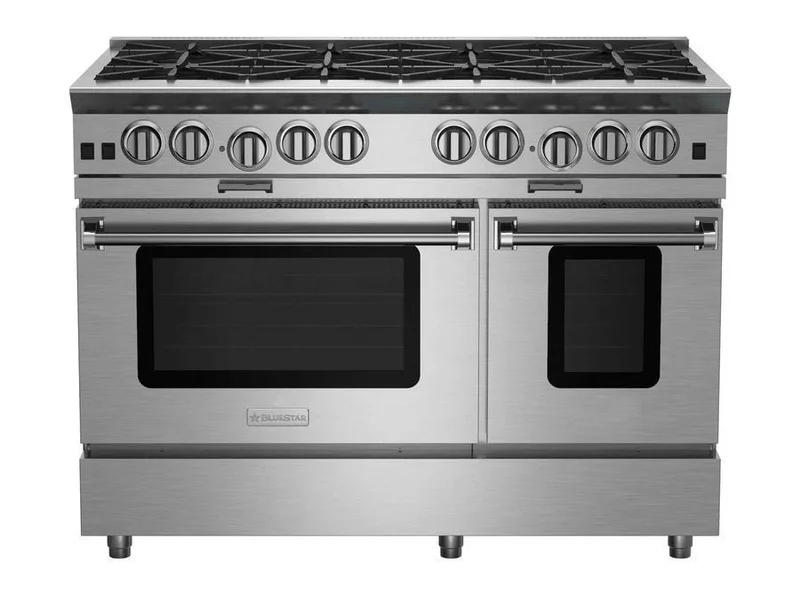 BlueStar - 6.9 cu. ft Gas Range in Stainless - BSP488B Stainless