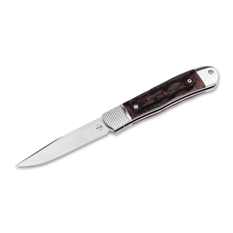 Boker Plus Hidden Release Trapper Appaloosa Bone